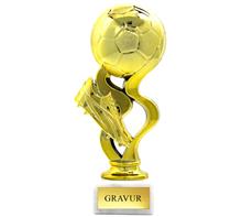 Football Boot Trophy 3D Fußball-Trophäe „Premier" – Mit Kostenloser Gravur, In Gold-Optik (Resin) World Cup Trophy Replica