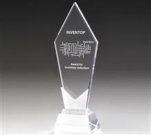 Glastrophäe "Signature Peak": "Signature Peak" - ein Delux-Award der besonderen Weise.