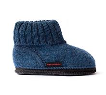 Hüttenschuh Ötzi blau Gr. 42: Kitz-Pichler Hüttenschuh "ÖTZI" Farbe: Blau Größen: 42 ABVERKAUF -