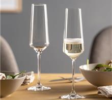 Sektglas: Sektglas 168ml - Höhe 224mm - Ø53mm Für die individuelle Glasgravur.