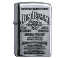 Zippo "Jim Beam": ZIPPO Sturmfeuerzeug "JIM BEAM" Gravur auf Rückseite möglich! Mindestv