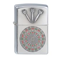 Zippo "Dartscheibe": ZIPPO Sturmfeuerzeug "Dartscheibe" Gravur auf Rückseite vom Zippo.