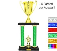 Säulenpokal inkl. Figur: Säulenpokal inkl. plastischer Figur Ihrer Wahl.