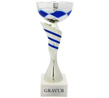 Pokal: *NEUHEIT* Pokal mit zweifärbigem Korpus in Rot-Gold-Kombination. Größe