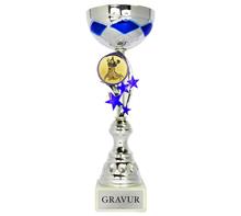 Pokal inkl. Motiv: Pokal in Rot-Gold-Kombination inkl. Motiv Ihrer Wahl!