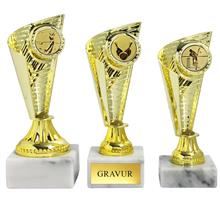 Minicup inkl. Motiv Ø25mm: Kleiner, goldener Henkelcup inkl.Motiv Ø25mm Ihrer Wahl.