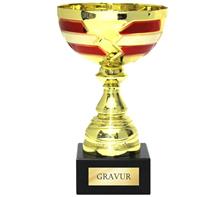 Pokal "ÖSTERREICH": Pokal mit rot-weiß-rotem "ÖSTERREICH" Korpus.