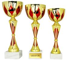Pokal: Pokal in klassischer Gold-Kombination.