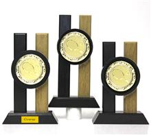 Holzaufsteller inkl. Platte Ø7cm+Motiv Tennis "RI044": 2-färbiger Holzaufsteller inkl. Metallplatte Ø70mm und Motiv Ø50mm "TENN