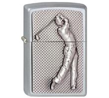 ZIPPO Golfer: ZIPPO Sturmfeuerzeug "GOLFER" Gravur auf Rückseite möglich! Mindestv