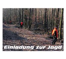 Einladungskarte Drückjagd 10 Stück: Einladungskarten für die "DRÜCKJAGD" Verpackungseinheit = 10 Stück