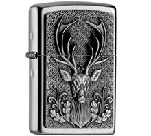 Zippo Feuerzeug "Hirsch": ZIPPO Sturmfeuerzeug "Hirsch" Gravur auf Rückseite des Zippo´s möglich